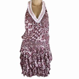 Poupette St. Bart V-Neck Maxi Dress Size M